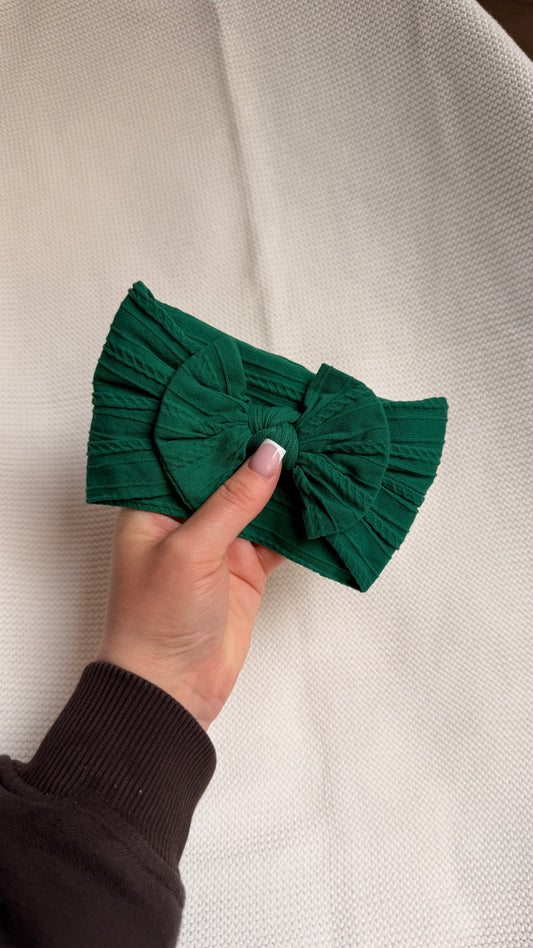 Jade Green Soft Baby Headband