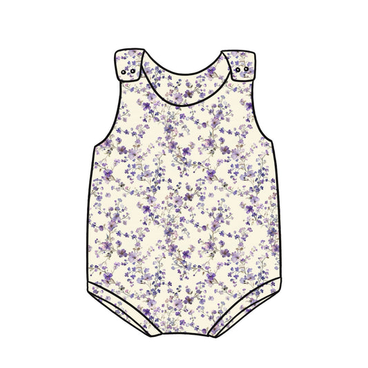 Bummie Romper | Lavender Blossom