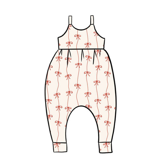 Gathered Romper | Beautiful Bows