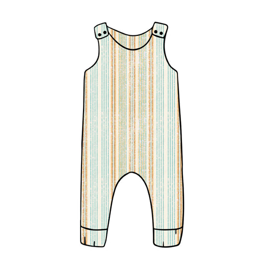 Harem Romper | Summer Stripe