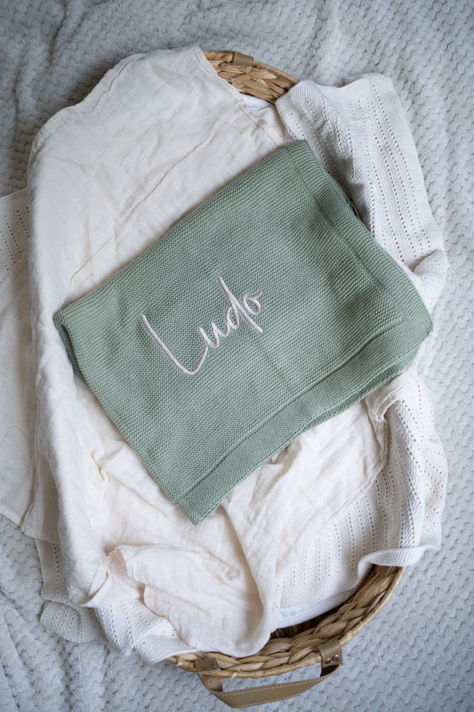 Personalised Blanket | Sage