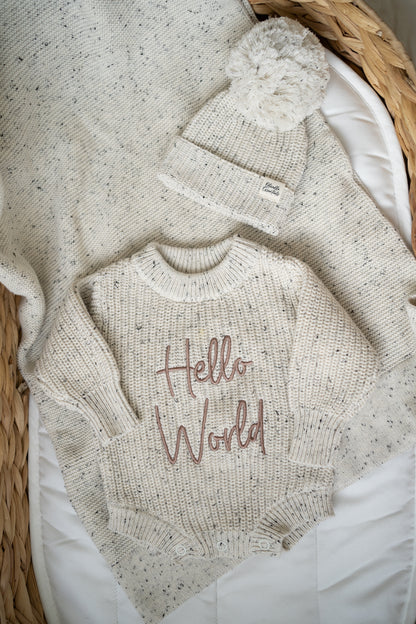 Personalised Baby Knit Romper