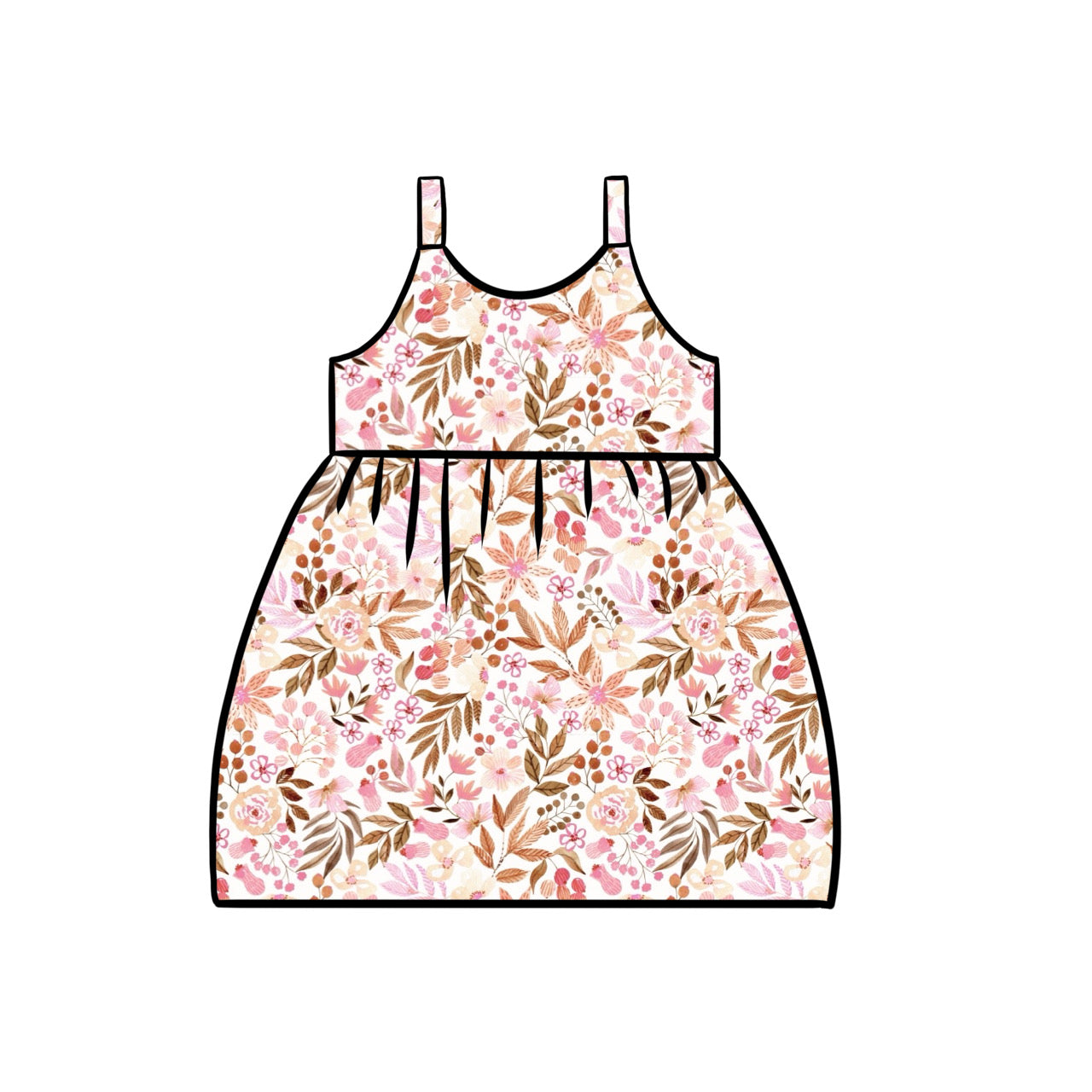 Junior Gathered Dress | Pretty In Pink
