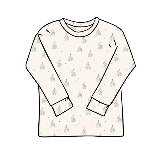 Baggy Tees | Long + Short Sleeve | Christmas Trees