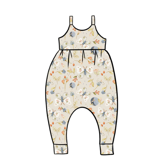 Gathered Romper | Butterfly Awakening