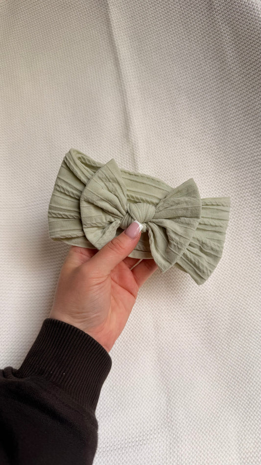 Pistachio Soft Baby Headband