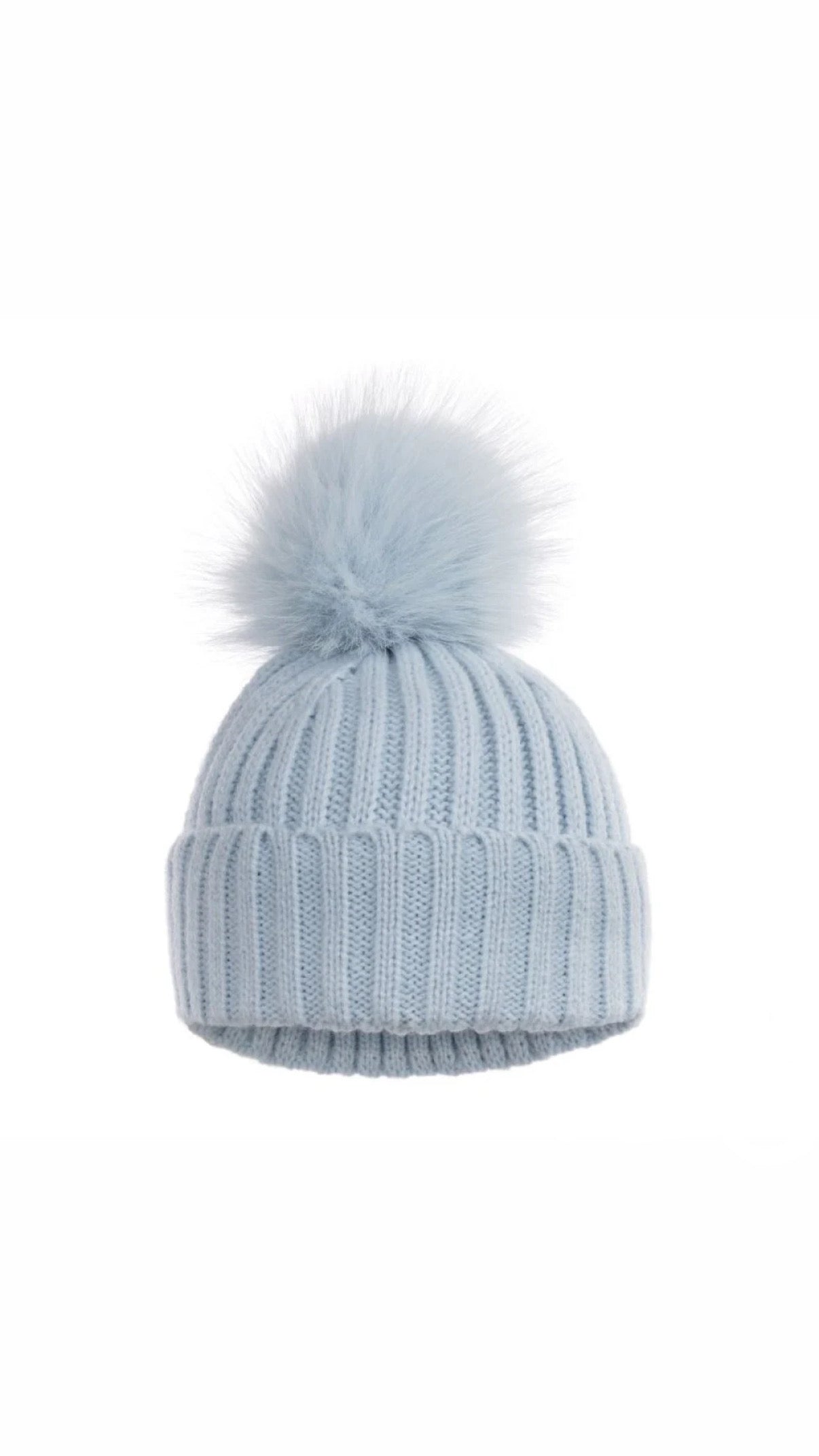 Personalised Baby Beanie Pom Hat 0-12M