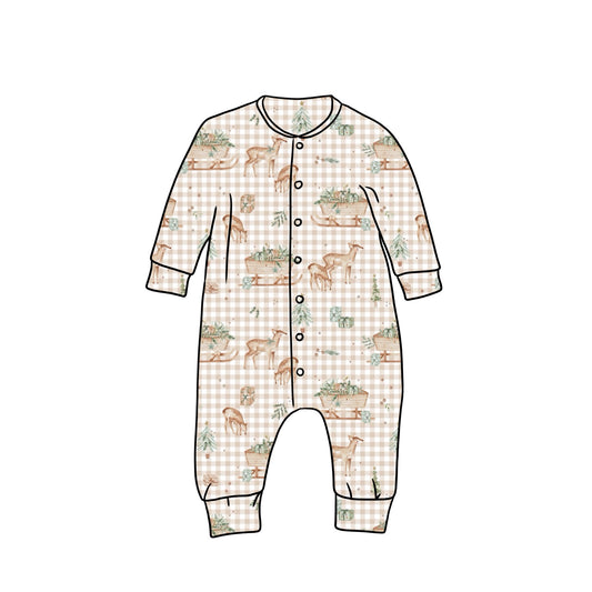 Popperdown Romper | Reindeer Games