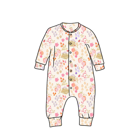 Popperdown Romper | Summer Fruits