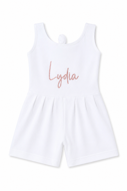 Personalised Girls Summer Romper