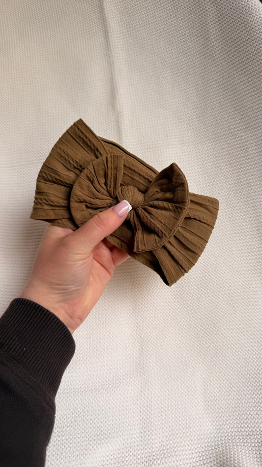 Chestnut Soft Baby Headband