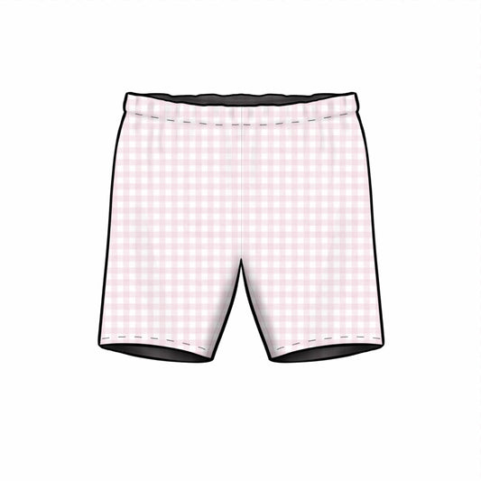 Cycle Shorts | Pink Gingham