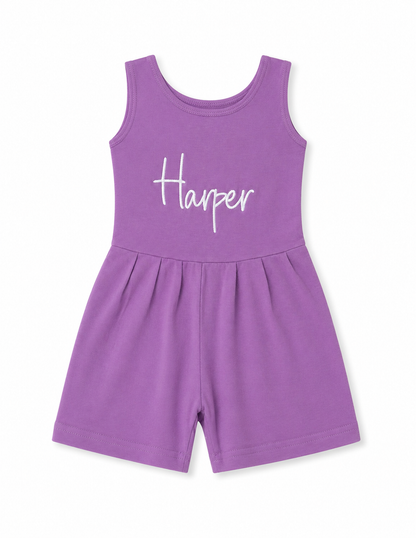 Personalised Girls Summer Romper