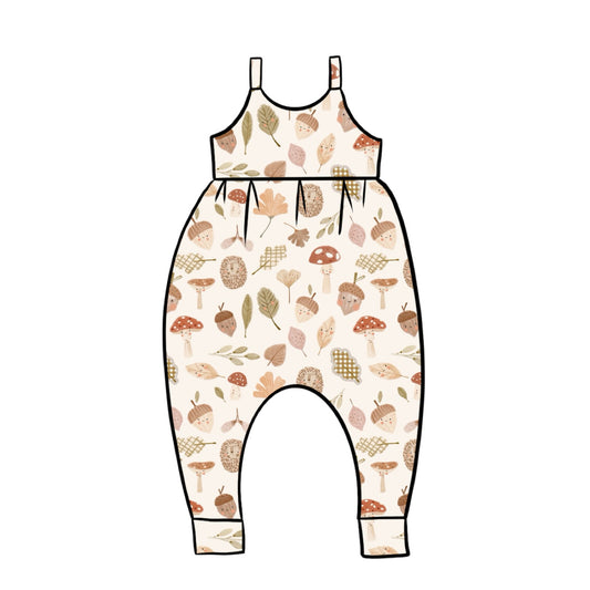 Gathered Romper | Woodland Wanders