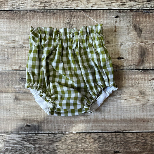 Bloomers | Green Gingham