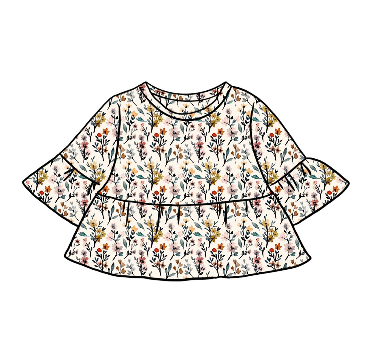 Peplum Tops | Country Garden