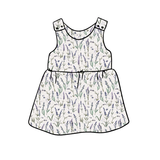 Pinny Dress | Lavender Fields