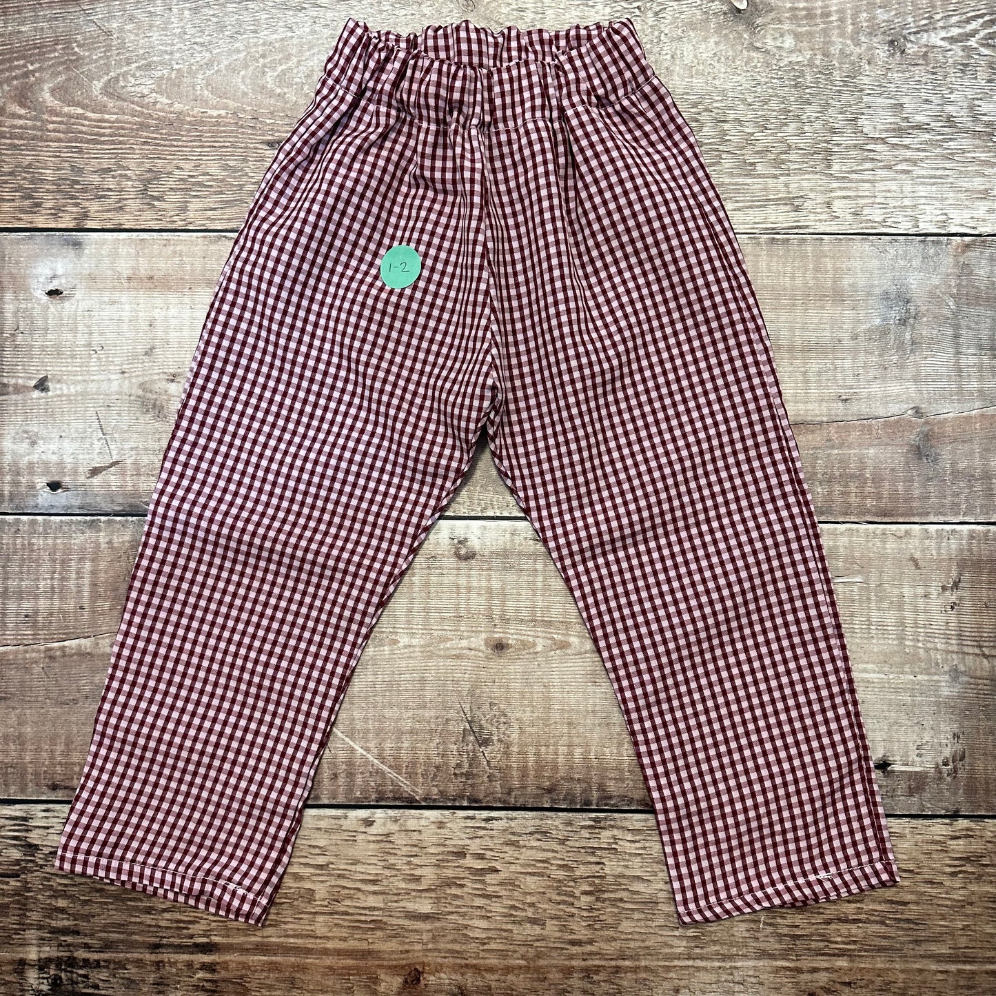 Gingham Trousers | Ready To Post