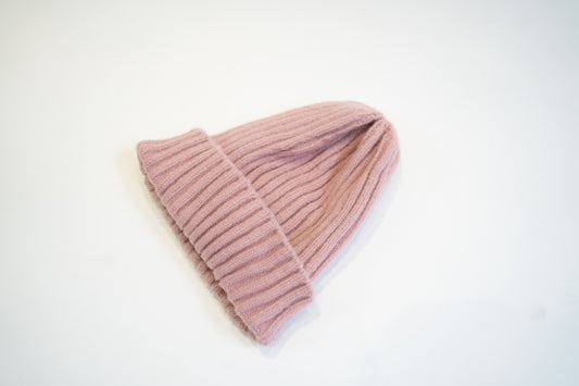 Knit Beanie | Pink
