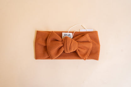 Waffle Knit Headband | Mocha