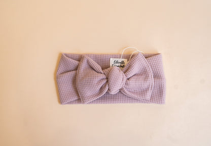 Waffle Knit Headband | Parma Violet